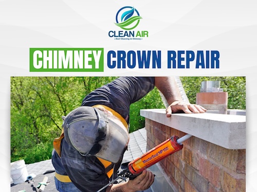Chimney Crown Repair In Atlanta by Clean Air Duct