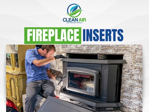 Fireplace Inserts In Atlanta by Clean Air Duct Cleaning