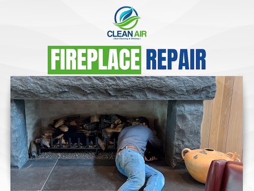Fireplace Repair In Atlanta by Clean Air Duct Cleaning