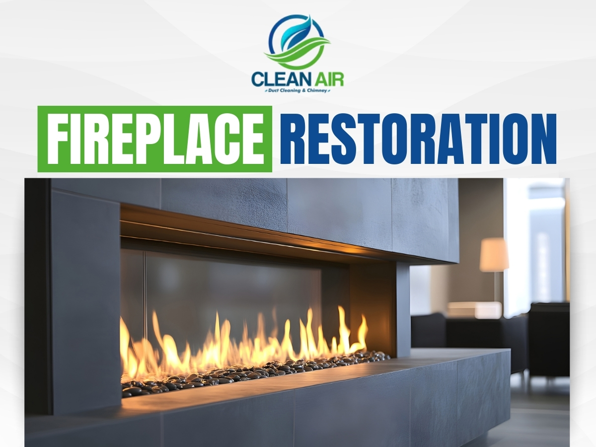 Fireplace Restoration In Atlanta by Clean Air Duct Cleaning