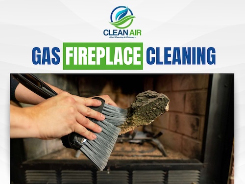 Gas Fireplace Cleaning In Atlanta by Clean Air Duct