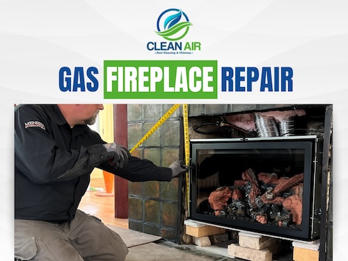 Gas Fireplace Repair In Atlanta by Clean Air Duct