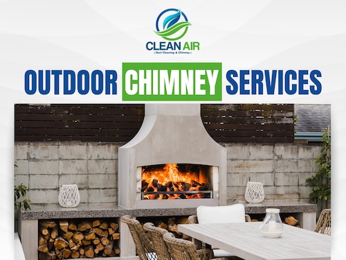 Outdoor Chimney Services In Atlanta by Clean Air Duct