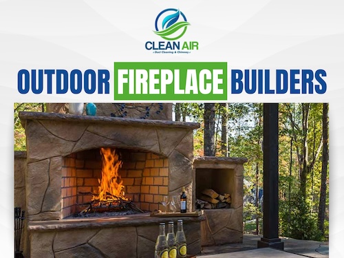 Outdoor Fireplace Builders In Atlanta by Clean Air