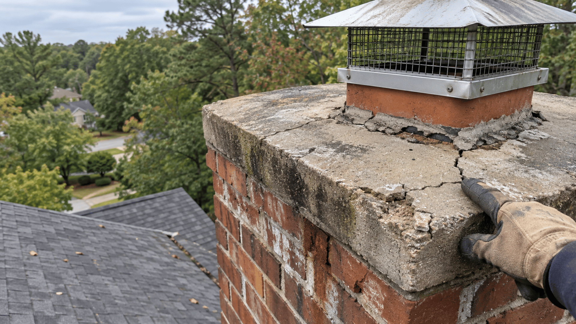 Chimney Crown Repair in Atlanta: 7 Critical Warning Signs