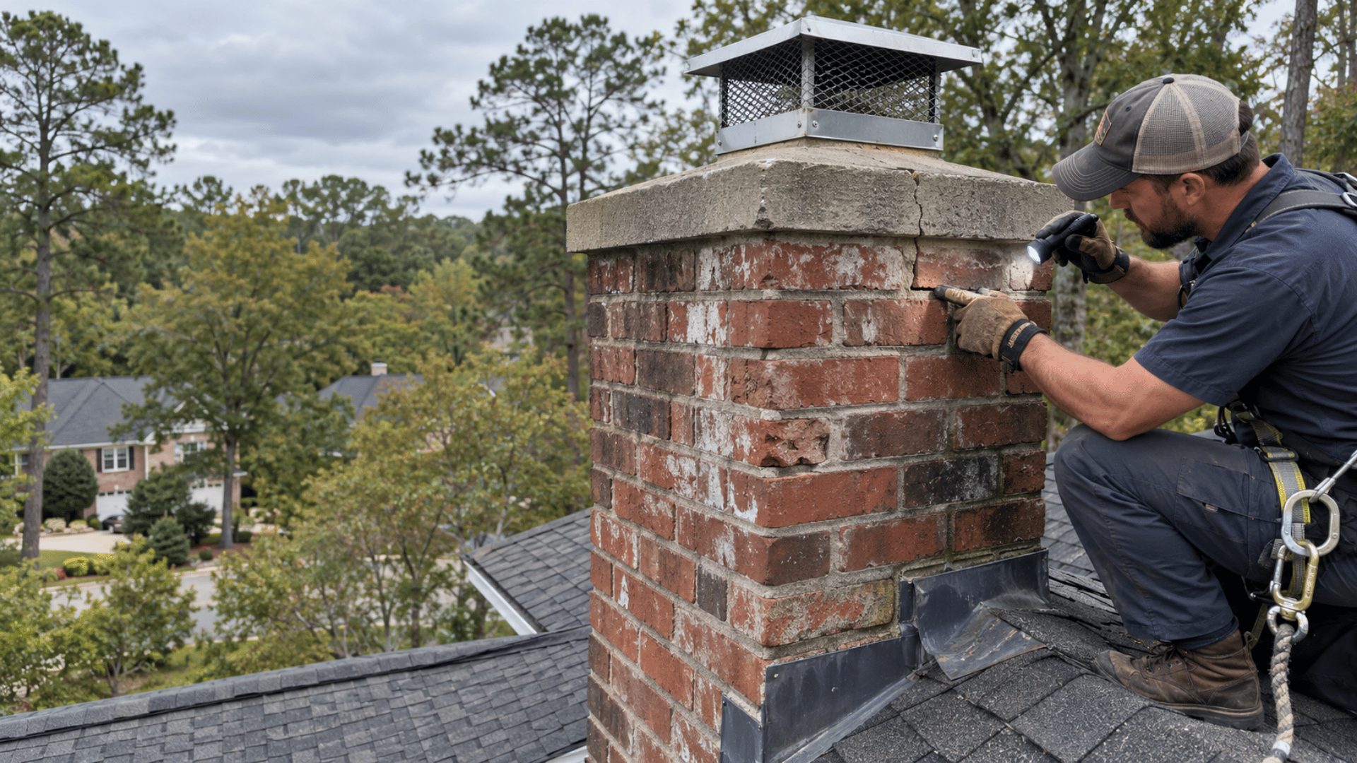 Chimney Tuckpointing in Atlanta: 7 Signs Your Mortar Needs Repair